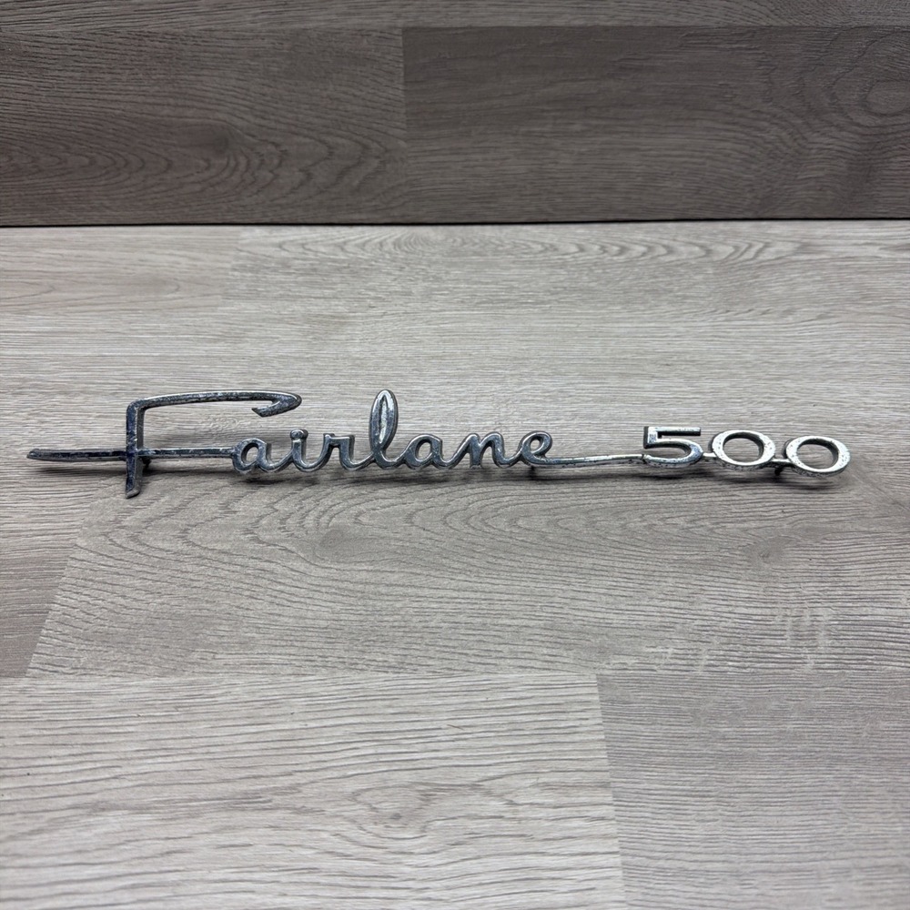 1964‎ Ford Fairlane 500 fender emblem OEM Genuine C40B-16098-B